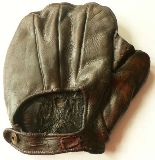 Spalding Fielders Mitt Brown Back